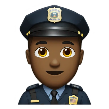 police officer with FBI clothing sticker