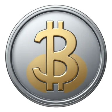 Coin silver, Dollar sign. sticker