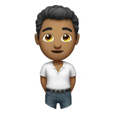 A man who peed his pants sticker