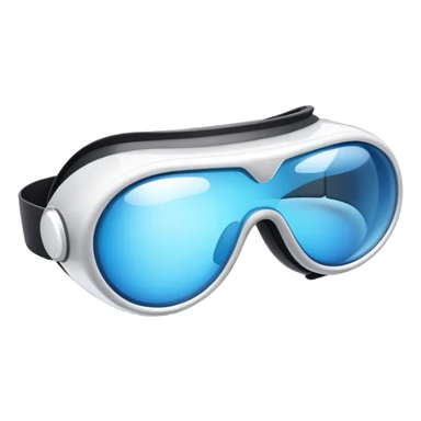 Apple futuristic vr headset vision pro goggles sticker