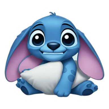 Sleeping stitch disney sticker