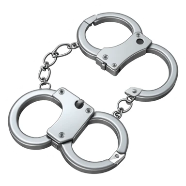 Released handcuffs sticker