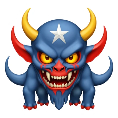 A 9/11 crash demon sticker
