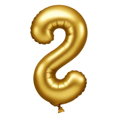 Golden balloon number 28 sticker