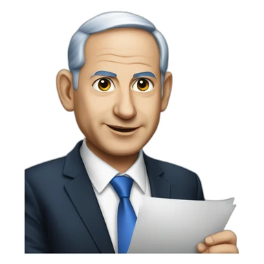 Netanyahu sticker