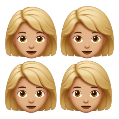 Imagine a same bit emoji with same hairstyle, same hair, same tone , same pose and remove background

 sticker