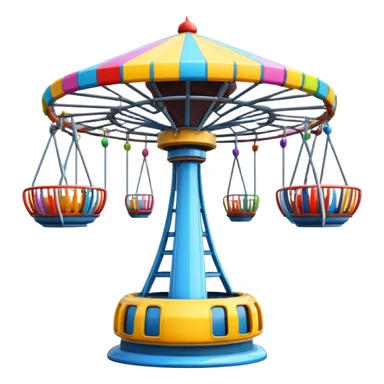 Gyro drop in amusement park sticker