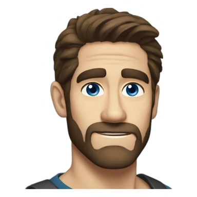 jake gyllenhaal blue eyes sticker