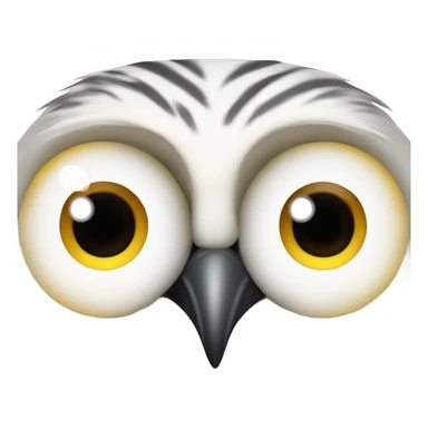 Búho blanco  sticker