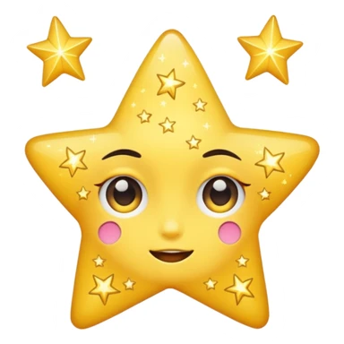 blink starred  sticker