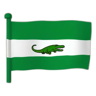 Flag lacoste logo sticker