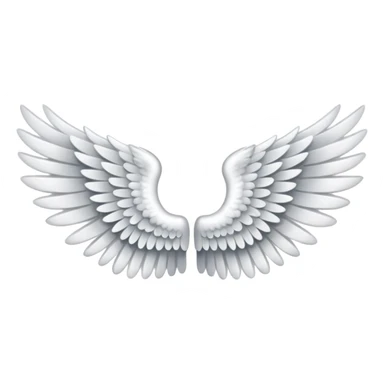 Pair of wings sticker