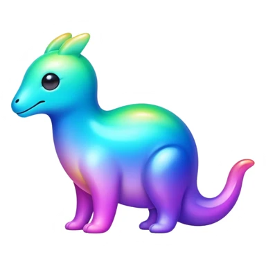  Iridescent gradient fakemon-creature  sticker