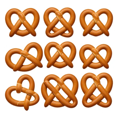 Little pretzel people  sticker