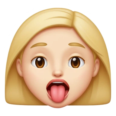 winky with tongue out sticker