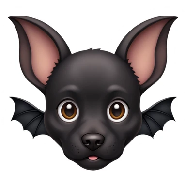 Dog that looks like bat sticker