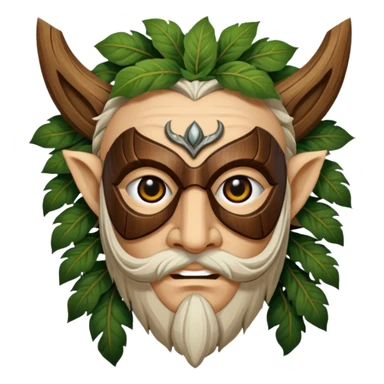 The Druid looks around the corner sticker