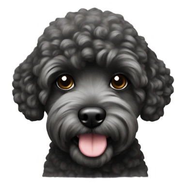 Maltees poo black  sticker