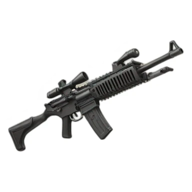 Machine gun sticker