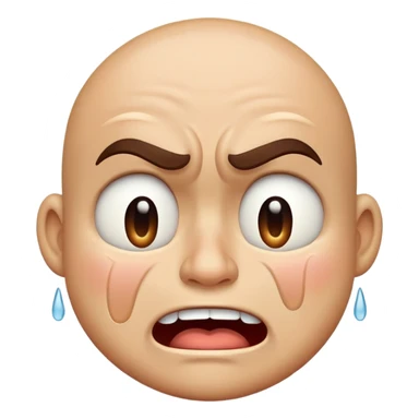 face crying laughing also really angry and moaning  sticker