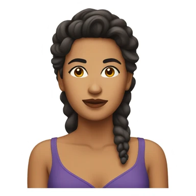 Latina with pointy chin sticker