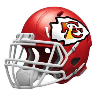 Chiefs football sticker
