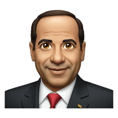 Abdel Fattah El-Sisi President of Egypt sticker