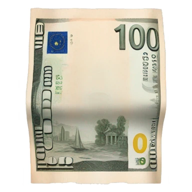 billet de 100 euros sticker