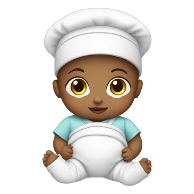 Little nursing baby  sticker