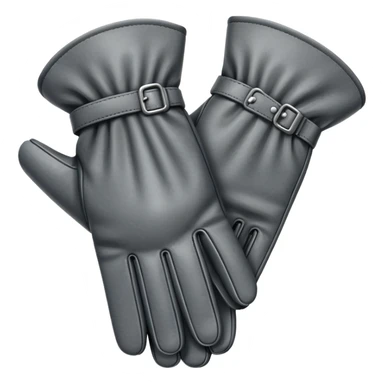 Gray gloves (luvas cinza) sticker