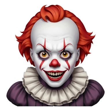 Emojies with Pennywise for discord sticker
