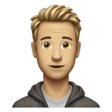 homme qui test quelque chose sticker