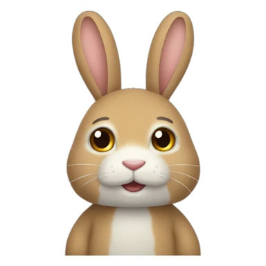 lapin doudou sticker