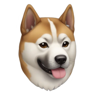 Akita inu brindle sticker