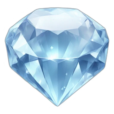 Glittering diamond sticker