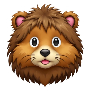 wet furry animal sticker