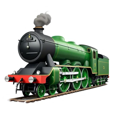 Steam Train - Flying Scotsman (Model Year: 2022) (Iconic colour: Green) sticker