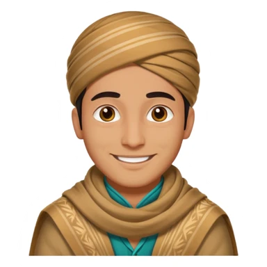 cool kashmiri guy sticker