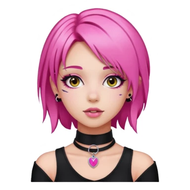 emoji girl e-girl sticker