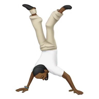 Snoop dogg doing a handstand  sticker
