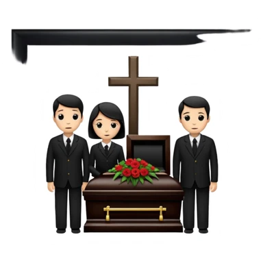funeral service sticker