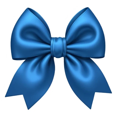 Laço azul escuro  sticker