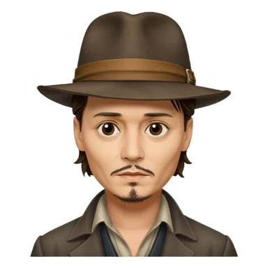 Jonny Depp sticker