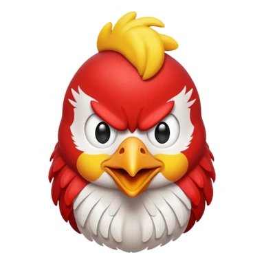 angry little chicken sticker