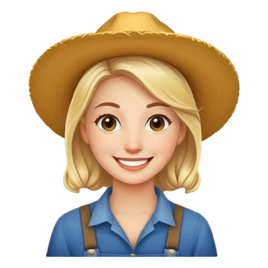 Agricultrice hourra  sticker