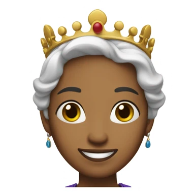 qeen mary 2 smiling  sticker