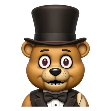 Freddy Fazbear from Five Nights At Freddy's Moive sticker