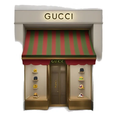 Gucci boutique sticker