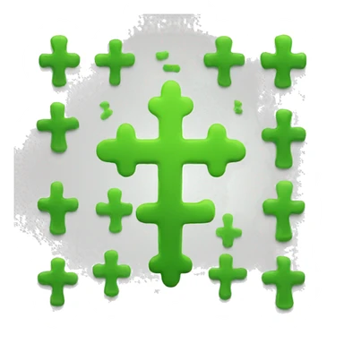 green plus sticker