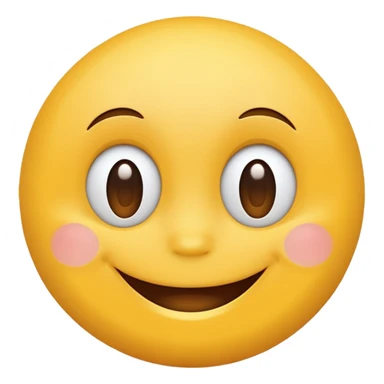 Happy face sticker